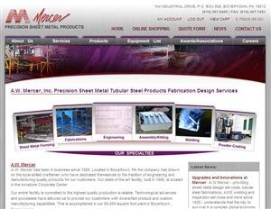 Upgrades and Innovations at A.W. Mercer Precision Sheet Metal Design Services